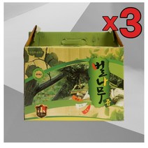 3개 묶음 국내산 벌나무즙 국산 벌나무 진액 100ml 60포 건강즙 산겨릅