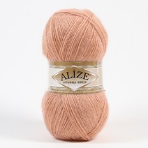 [앵콜스] (10+1)앙고라골드 모헤어실 겨울 의류 뜨개실, 102번 인디살몬베이지D, 550m