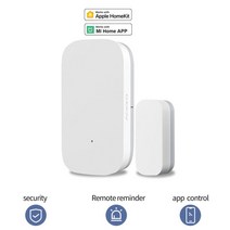 손님감지벨 동체감지기 차인벨 돔형 열선감지기 aqara 도어 윈도우 센서 지그비 무선 연결 smart remote control mini door sensor work with, 1pcs 도어 센서