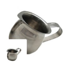 YJ 원형 벨크리머 스텐샷잔 90ml 카페용품 스텐계량컵 커피샷잔, 1개