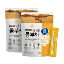 내추럴박스 _ 콤부차 레몬맛 5g x 40포 2개, 200g