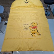 아가방 아가방 곰돌이 푸우 포인트를 준 어린이집 낮잠이불, 옐로우 FREE
