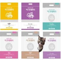 아모래파티 (고운입자) 고양이 벤토나이트 두부모래 대나무모래 X 2개, 6:대나무모래X2