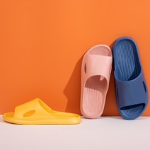 가정용 슬리퍼 여성 여름 미끄럼 방지 스테핑 똥 느낌 가정용, 회색 44-45