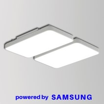 LED 방등 거실등 시스템 거실4등 심플 플리커프리 국산 KC인증 100W, 화이트, 주광색(하얀빛)