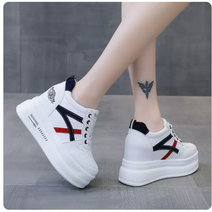 굽높이 여성 키높이 발편한 캐주얼 운동화 10cm 스니커즈