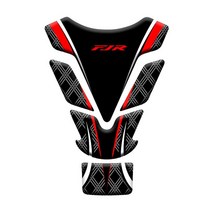 야마하 fjr 1300 1200 fjr1300 a as abs 용 3d 카본 룩 오토바이 탱크 패드 프로텍터 데칼 스티커 케이스, 15 레드, 1개