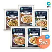 청정원 볶음밥 420g(통새우소고기햄야채닭가슴살대게 택1)x5, 01. 통새우 볶음밥 420gx5