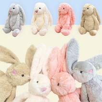 [23년] 애착인형 귀여운 봉제 토끼 인형 M 40cm, 핑크