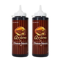 qs)큐팜스 초콜릿 토핑소스 500g 2개
