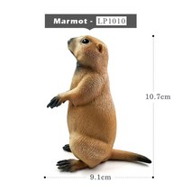 정원조각상 옥상꾸미기 실내조경 테라스꾸미기 귀여운 시뮬레이션 grounhog marmot의 작은 입상 동물 모델, 01 Marmot