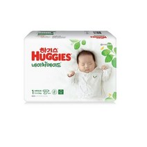 2021 신형 하기스 네이처메이드 밴드형 기저귀 신생아용 1단계(3~4.5kg), 110매