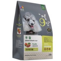 목우촌 전연령용 오리 펫9단 푸들 전용사료, 1.8kg, 3개