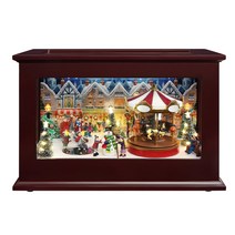 Mr.Christmas 오르골 오르골 가보 레트로 생일 발렌타인 데이 크리스마스 선물 여자 여자 친구, 벼랑위의포뇨 뮤직 오르골 크리스마스 지브리오오르골