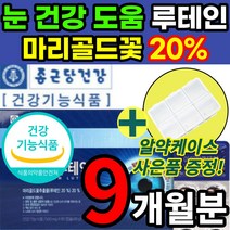 [식약처 인증] 루테인 루태인 뉴테인 뷰테인 루테린 흐릿한 침침한 건조한 눈 노안 시력 건강 도움 에좋은 카로티노이드 마리골드꽃 황반색소 밀도 빌베리 영양제 + 알 약 케이스증정, 9개월 / 3개 + 사은품 *55% 최대할인*