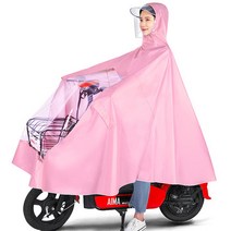 우비 전기모터사이클 여름신규 남녀 라이딩 1인승 롱바디
