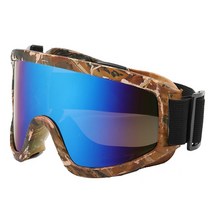 스키 보드 고글 안경 aielbro ski goggles 일렉트릭 병용 보호 스노우 방풍, 차 블루