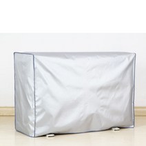 에어컨 야외 커버 실외기 방수 덮개 햇빛 사이즈별, B. 실버올인클루시브-시동시덮개를제거해야합니다.