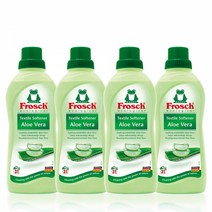 프로쉬 독일 알로에 섬유유연제 750ml 4개세트, 알로에 섬유유연제 750ml 4개