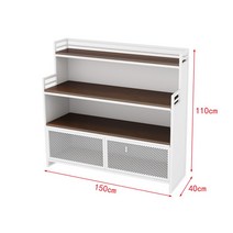 마라탕 진열장 쇼케이스 전시대 앞문형 냉장 업소용 훠궈 오픈형 38, 화이트-길이150x폭40x높이110