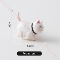 실리콘 문 손잡이 보호 덮개 NAIERDI-만화 고양이 캐비닛 크리에이티브 수지 가구 방 서랍 다채로운 하드웨어, [04] 4