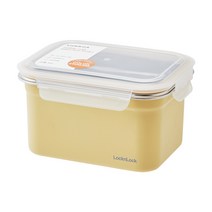 락앤락 컬러 스텐용기 옐로우 2000ml, 1개, 단품