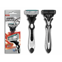 도루코 페이스6 6중날 휴대용 면도기 10개, 15개, 1개입