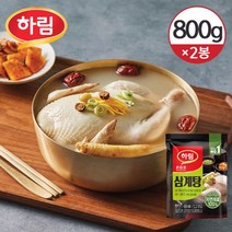 하림 [냉동] 하림 삼계탕 800g×2봉, 단일옵션