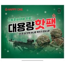 핫팩 px납품용 10개 22년생산 대용량150g 겨울철 손난로 군용 포켓용 제이엠 해피원