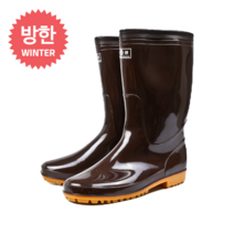 [진짜보생] 프리미엄 명품 방한 겨울 털 남자 장화