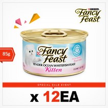 퓨리나 [팬시피스트] 화이트라벨 키튼텐더 흰살생선 85G 3EA 4번들(총 12캔), 단품없음, 선택완료, 선택완료