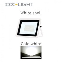 LED 산업 조명 100W 50W 30W 20W 10W 공장 워크샵 차고 IP68 방수 작업 램프 220V 마이닝, White-cold white_50W