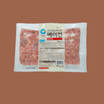대상 청정원 고소하고 바삭한 베이컨 1kg 업소용 대용량