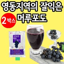씨까지 통째로 착즙 포도엑기스 영동 머루포도즙, 120ml, 2박스, 2박스
