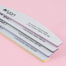 [네일국가고시] 엔리안 반달 지브라 네일파일 4종, 150／150그릿