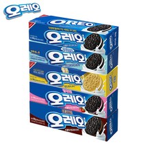 오레오 샌드 100g x 24개 박스 화이트크림 마일드스위트 골든 딸기크림 초콜릿크림, 오레오 마일드스위트 100g X 24개
