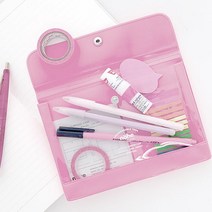 [펜코]다용도 PVC 수납 파우치 멀티파일 A6, 2. Grey