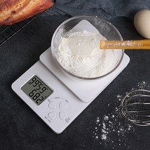 윈프라이스 로제 계량 주방 전자저울, 화이트