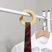 홈앤미 너도밤나무 원목링 다용도걸이 1P (원목)