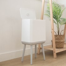 원터치 휴지통 칸막이 분리수납 인테리어 다용도 쓰레기통 배변패드함