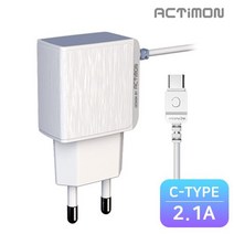 엑티몬 2.1A 가정용 충전기, C타입, 1개