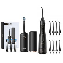 혀클리너 혓바닥청소 혀스크래퍼 백태제거 Fairywill-휴대용 구강 세척기 USB 300ml 충전식 치과 워터픽, 08 5020E-B-T9