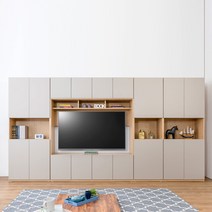 [보루네오] 엘리브 월플렉스 3600 TV 다용도 수납장 bk108, 그레이