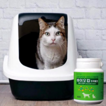 고양이유산균 바이오캅 츄어블정 60정 리얼비피더스 점액변 묽은변 반려묘유산균 냥산균