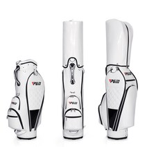 골프백 골프가방 골프 가방 맨즈 CB842 골프 라미네이팅 스탠다드 골프 가방 물통 가방, 화이트