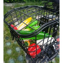 전동킥보드 바구니 전동킥보드가방 바스켓 배달 전면, 후면바스켓+고정장치+브래킷+이너백