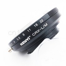 CRX-LM 어댑터 콘트라렉스 렌즈-Leica M L/M M9 M8 M7 M6 M5 For TECHART LM-EA 7, 한개옵션0