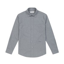 프랑코페라로 베이직 핀체크 셔츠 딥블루 (ASB830147)