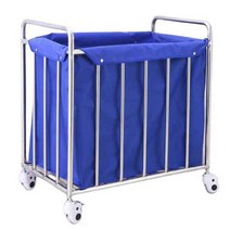 빨래바구니 세탁물 운반카 빨래통 바퀴달린 수거함, 상세 페이지 참고, 사다리꼴 +휠