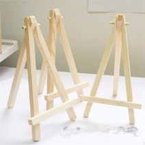 우드이젤 다용도 원목 미니이젤 스마트폰거치대 사진 액자받침대 탁상용 태블릿거치대 인테리어소품 감성 데코용품, 우드(원목)